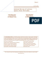 2008 National Survey of Latinos: Hispanic Voter Attitudes