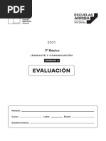 3°B Leng EVALUACION U2 ESTUDIANTE