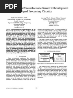 A MEMS Based Microelectrode Sensor With Integrated Signal Processing Circuitry