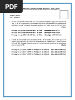 2da. Practica Calificada de Mecanica de Fluidos