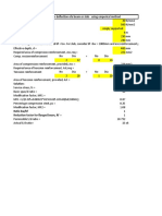 P.No. 442 Check For Deflection of A Beam - Usimg Emperical Method