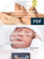 Cuidados Inmediatos Del Recien Nacido y Adaptacion Al Medio Ambiente