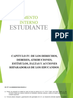 Reglamento Interno: Estudiante