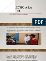 Derecho A La Salud: de Los Pueblos Indígenas en Guatemala