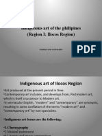 Indigenous Art of The Philipines (Region I: Ilocos Region) : Gumbao and Ventolero