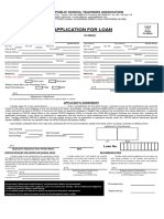 Application For Loan: Philippine Public School Teachers Association