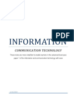 Information: Communication Technology