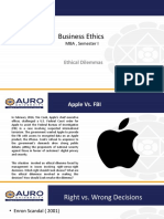 Week 3 Business Ethics Ethical Dilemmas