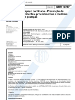 ABNT - NBR - Espaco Confinado - Prevencao de Acidentes Procedimentos E Medidas de Proteca