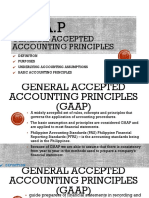 GAAP - Assumptions and Principles