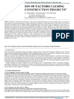 Evaluation of Factors Causing Dispute in Construction Projects