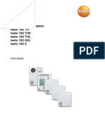 Testo 160 Registradores de Datos Gua Rpida