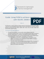 FitSM Guide Achieving Compliance With ISO IEC 20000-1