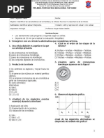 Prueba Formativa Biología: Mitosis