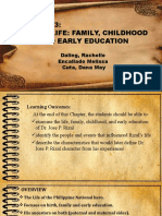 Chapter 3 - Rizal's Life, Family, Childhood and Early Education