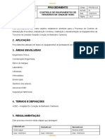 Procedimento Instalação de Equipamentos Terceiros