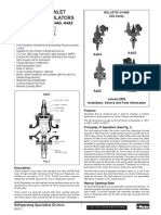 Adaptomode Inlet Pressure Regulators: ® Types: A4AS, A4AB, A4AD, A4AZ