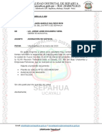 Informe N°018-Mds-Alc-Gm-Asignacion de Viaticos