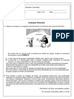 Avaliação 1º Bimestre Sociologia 2º Ano