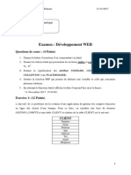 Exam PHP 2017