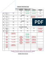 Horario Profesor 2022