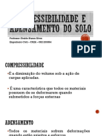 AULA 4 - Compressibilidade e Adensamento