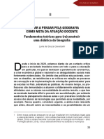 Ensinar A Pensar Pela Geografia Como Meta Da Atuação Docente Fundamentos Teóricos para (Re) Construir Uma Didática Da Geografia