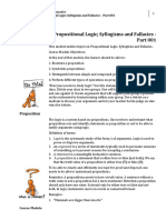 Week 016-017-Module Key Concepts of Propositional Logic Syllogisms and Fallacies - Part 001