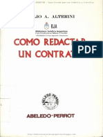 Como Redactar Un Contrato - Atilio A. Alterini