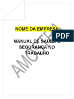 Manual de Saúde e Segurança No Trabalho - Amostra Rev 02 - 2020