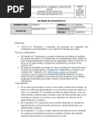 INFORME DE DIAGNOSTICO 2do BGU A, B, C