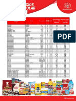 Marca Presentación Unidad Por Caja IVA Precio de Venta Al Comercio UND S/Iva Usd Precio de Venta Al Comercio UND C/Iva Usd