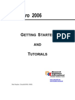 STAAD Pro 2006 Getting Started Tutorials