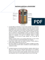 Transformaciones Químicas y Electricidad