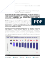 Boletín de Prensa: Ciudad de México, 08 de Noviembre de 2022