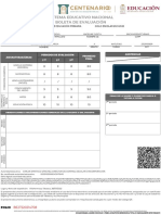 Boleta de Evaluación Sistema Educativo Nacional