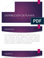 Distribución de Planta