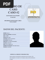 Estudio de Caso: Caso #2: Lizeth Daniela Arenas Murillo ID. 667530 Diplomado en Psicologia Clinica Y de La Salud