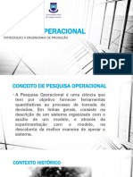 CONCEITO DE PESQUISA OPERACIONAL C