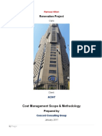 Cost Management Scope & Methodology