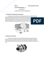 Name: Maturan, Renz Myko B. Date: November 28, 2022 Subject & Section: EE 330 AC/DC Machineries - C