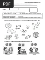 Evaluacion Diagnostica Religion Primero Básico