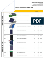 Lista de Precios Distribuidor Panel Solar Peru - Febrero 2023