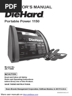 Operator'S Manual: Portable Power 1150