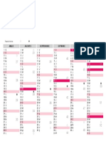 D - Calendario Contracolado 53x40 6 Meses 2023