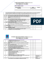 PSMM - COM-07 - ISM Shipboard Checklist