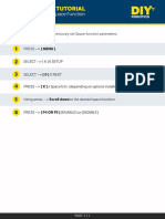 Enabling Disabling Space Function
