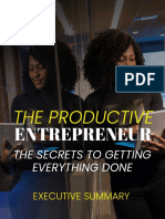 The Productive: Entrepreneur