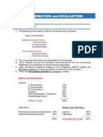 GRADING SYSTEM Recommendation