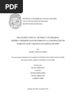 Relaciones Tóxicas, Víctimas Y Victimarios: Género Y Diferenciales de Poder en La Construcción de Narrativas de Violencia en Parejas Jóvenes